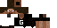 Minecraft skin texture, 64x32 legacy pixels
