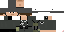 Minecraft skin texture, 64x32 legacy pixels