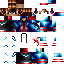 Minecraft skin texture, 64x64 pixels