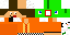 Minecraft skin texture, 64x32 legacy pixels