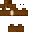 Minecraft skin texture, 64x64 pixels