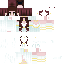 Minecraft skin texture, 64x64 pixels