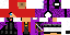 Minecraft skin texture, 64x32 legacy pixels