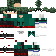 Minecraft skin texture, 64x64 pixels