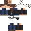 Minecraft skin texture, 64x64 pixels