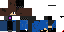 Minecraft skin texture, 64x32 legacy pixels