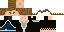 Minecraft skin texture, 64x32 legacy pixels
