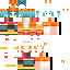 Minecraft skin texture, 64x64 pixels