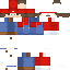Minecraft skin texture, 64x64 pixels