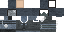 Minecraft skin texture, 64x32 legacy pixels