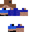 Minecraft skin texture, 64x64 pixels