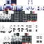Gray Minecraft skin texture, 64x64 pixels