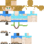 Minecraft skin texture, 64x64 pixels