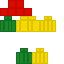 Minecraft skin texture, 64x64 pixels