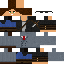 Minecraft skin texture, 64x64 pixels