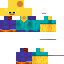 Minecraft skin texture, 64x64 pixels