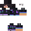 Minecraft skin texture, 64x64 pixels