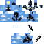 Minecraft skin texture, 64x64 pixels