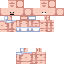 Minecraft skin texture, 64x64 pixels