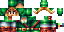 Minecraft skin texture, 64x32 legacy pixels