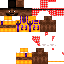 Minecraft skin texture, 64x64 pixels
