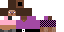 Minecraft skin texture, 64x32 legacy pixels