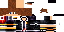 Minecraft skin texture, 64x32 legacy pixels