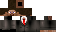 Minecraft skin texture, 64x32 legacy pixels