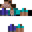 Minecraft skin texture, 64x64 pixels