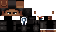 Minecraft skin texture, 64x32 legacy pixels