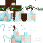 Minecraft skin texture, 64x64 pixels