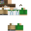 Minecraft skin texture, 64x64 pixels