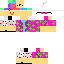 Minecraft skin texture, 64x64 pixels