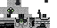 Minecraft skin texture, 64x32 legacy pixels