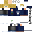 Minecraft skin texture, 64x64 pixels