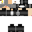 Minecraft skin texture, 64x64 pixels