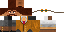 Minecraft skin texture, 64x32 legacy pixels