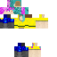 Minecraft skin texture, 64x64 pixels