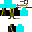 Minecraft skin texture, 64x64 pixels