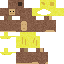 Minecraft skin texture, 64x64 pixels