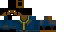 Minecraft skin texture, 64x32 legacy pixels