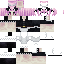 Slim Minecraft skin texture, 64x64 pixels