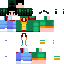 Minecraft skin texture, 64x64 pixels