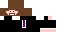 Minecraft skin texture, 64x32 legacy pixels