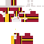 Minecraft skin texture, 64x64 pixels