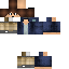 Minecraft skin texture, 64x64 pixels
