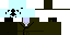 Minecraft skin texture, 64x32 legacy pixels