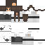 Minecraft skin texture, 64x64 pixels