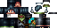 Minecraft skin texture, 64x32 legacy pixels