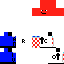 Minecraft skin texture, 64x64 pixels